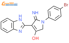 4-(1H-1,3-benzodiazol-2-yl)-1-(4-bromophenyl)-5-iminopyrrolidin-3-one结构式图片|880447-06-3结构式图片