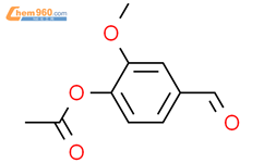 香草醛乙酸酯结构式图片|881-68-5结构式图片