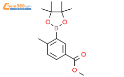 5-(甲氧羰基)-2-甲基苯硼酸频哪醇酯结构式图片|882679-40-5结构式图片