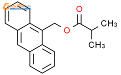 Propanoic acid, 2-methyl-, 9-anthracenylmethyl ester结构式图片|88315-77-9结构式图片