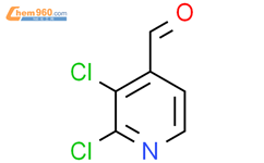 2,3-二氯吡啶-4-甲醛结构式图片|884495-41-4结构式图片