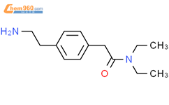 2-[4-(2-氨基乙基)-苯基]-N,N-二乙基乙酰胺结构式图片|885270-64-4结构式图片