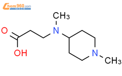 3-[Methyl-(1-methyl-piperidin-4-yl)-amino]-propionic acid结构式图片|885273-26-7结构式图片