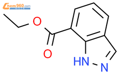 1氢-吲唑-7-甲酸乙酯结构式图片|885278-74-0结构式图片