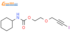 Carbamic acid, cyclohexyl-, 2-[(3-iodo-2-propynyl)oxy]ethyl ester