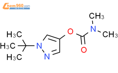 Carbamic acid, dimethyl-, 1-(1,1-dimethylethyl)-1H-pyrazol-4-yl ester