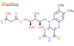 Riboflavin,5'-(hydrogen propanedioate) (9CI)结构式图片|88623-79-4结构式图片