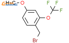 4-甲氧基-2-三氟甲氧基溴苄结构式图片|886502-56-3结构式图片