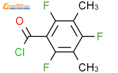 2,4,6-Trifluoro-3,5-dimethylbenzoyl chloride结构式图片|886762-25-0结构式图片