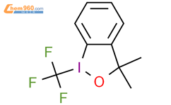 3,3-二甲基-1-(三氟甲基)-1,2-苯并碘氧杂戊环结构式图片|887144-97-0结构式图片
