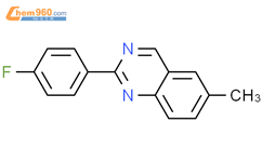 Quinazoline, 2-(4-fluorophenyl)-6-methyl-结构式图片|88737-70-6结构式图片