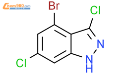 4-Bromo-3,6-dichloro (1H)indazole结构式图片|887568-33-4结构式图片