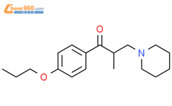 1-Propanone, 2-methyl-3-(1-piperidinyl)-1-(4-propoxyphenyl)-结构式图片|88781-89-9结构式图片