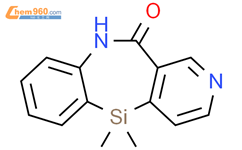 11H-Pyrido[3,4-c][1,5]benzazasilepin-11-one, 5,10-dihydro-5,5-dimethyl-结构式图片|89052-45-9结构式图片