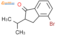 4-溴-2-异丙基-1-茚酮结构式图片|892575-08-5结构式图片
