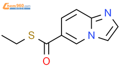 咪唑[1,2-a]吡啶-6-碳硫酸 S-乙酯结构式图片|893566-22-8结构式图片