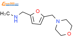 N-甲基-([5-(吗啉甲基)-2-呋喃基]甲基)胺结构式图片|893741-66-7结构式图片
