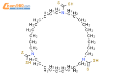 1,11,21-Triazacyclotriacontane-1,11,21-tricarbodithioic acid结构式图片|89438-89-1结构式图片