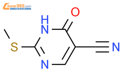 4-羟基-2-甲硫基嘧啶-5-腈结构式图片|89487-99-0结构式图片
