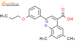 6,8-Dimethyl-2-(3-propoxyphenyl)quinoline-4-carboxylic acid结构式图片|895932-30-6结构式图片