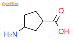 3-氨基环戊烷甲酸结构式图片|89614-96-0结构式图片