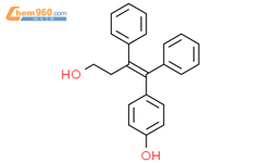 (E)-4-(4-羟基-1,2-二苯基丁-1-烯-1-基)苯酚结构式图片|89778-38-1结构式图片
