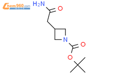 3-Carbamoylmethyl-azetidine-1-carboxylic acid tert-butyl ester结构式图片|898271-19-7结构式图片