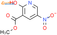 Methyl 2-hydroxy-5-nitronicotinate结构式图片|89910-50-9结构式图片