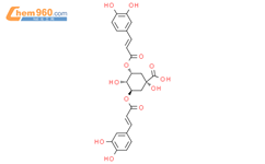 (-)-3,5-二咖啡酰奎宁酸结构式图片|89919-62-0结构式图片