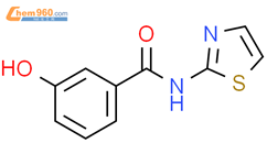 3-Hydroxy-n-(1,3-thiazol-2-yl)benzamide结构式图片|899262-34-1结构式图片