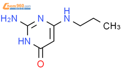 4(3H)-Pyrimidinone,2-amino-6-(propylamino)-结构式图片|90000-49-0结构式图片