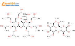 羟丙基甲基纤维素结构式图片|9004-65-3结构式图片