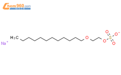 月桂醇聚氧乙烯醚硫酸酯钠盐结构式图片|9004-82-4结构式图片