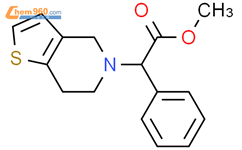 6,7-二氢-α-苯基噻吩并[3,2-c]吡啶-5(4H)-乙酸甲酯