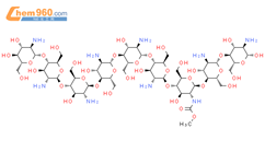 壳聚糖结构式图片|9012-76-4结构式图片