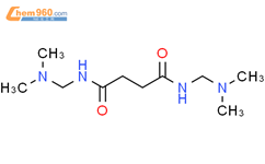 Butanediamide, N,N'-bis[(dimethylamino)methyl]-结构式图片|90216-49-2结构式图片