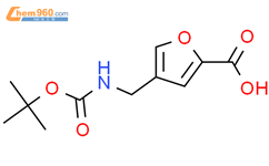4-(tert-Butoxycarbonylamino-methyl)-furan-2-carboxylic acid结构式图片|903094-63-3结构式图片