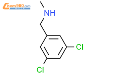 3,5-二氯-N-甲基苄胺盐酸盐结构式图片|90390-21-9结构式图片