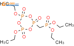 2,4 -二乙氧基-6-羟基-1,3,5,2,4,6-三氧三磷酸-2,4,6-三氧化物 磷酸二乙酯结构式图片|904-73-4结构式图片