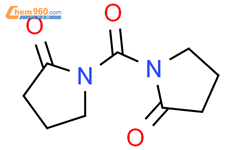 2-Pyrrolidinone, 1,1'-carbonylbis-结构式图片|90437-89-1结构式图片