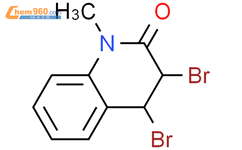 2（1H）-喹啉酮，3,4-二溴-3,4-二氢-1-甲基-结构式图片|90772-76-2结构式图片