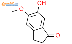 6-羟基-5-甲氧基-1-茚酮结构式图片|90843-62-2结构式图片
