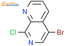 5-溴-8-氯-1,7-萘啶结构式图片|909649-06-5结构式图片