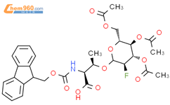 N-​[(9H)​芴-​9-​(甲氧基)​羰基]​-​O-​[3,​4.​6-​三-​O-​乙酰基-​2-​脱氧-​2-​(氟-​18F）)-​D-​吡喃葡萄糖基]​-L-​苏氨酸结构式图片|909784-85-6结构式图片