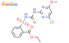 氯嘧黄隆结构式图片|90982-32-4结构式图片
