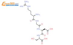 精氨酰-甘氨酰-天冬氨酰-丝氨酸结构式图片|91037-65-9结构式图片