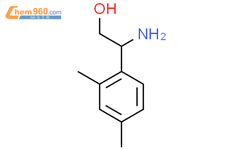 2-Amino-2-(2,4-dimethylphenyl)ethanol结构式图片|910443-16-2结构式图片
