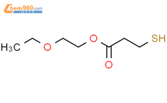 3-Mercaptopropionic acid 2-ethoxyethyl ester结构式图片|91219-53-3结构式图片
