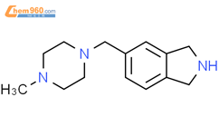 5-(4-甲基-哌嗪-1-甲基)-2,3-二氢-1H-异吲哚结构式图片|912999-93-0结构式图片