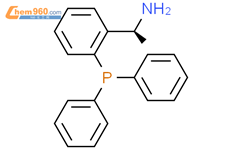 (S)-1-(2-(二苯基膦)苯基)乙胺结构式图片|913196-43-7结构式图片